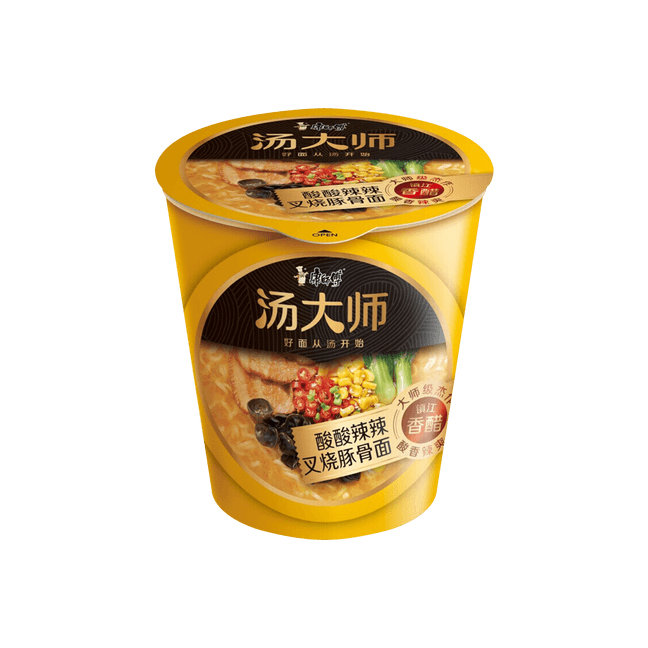 康师傅 汤大师 方便面 酸酸辣辣豚骨味 85g