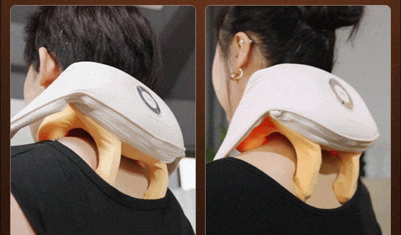 【中国直邮】 倍轻松 肩颈按摩仪颈椎枕颈部按摩器腰部背部全自动揉捏 放松斜方肌 肩颈消除富贵包 N5S3 一台装