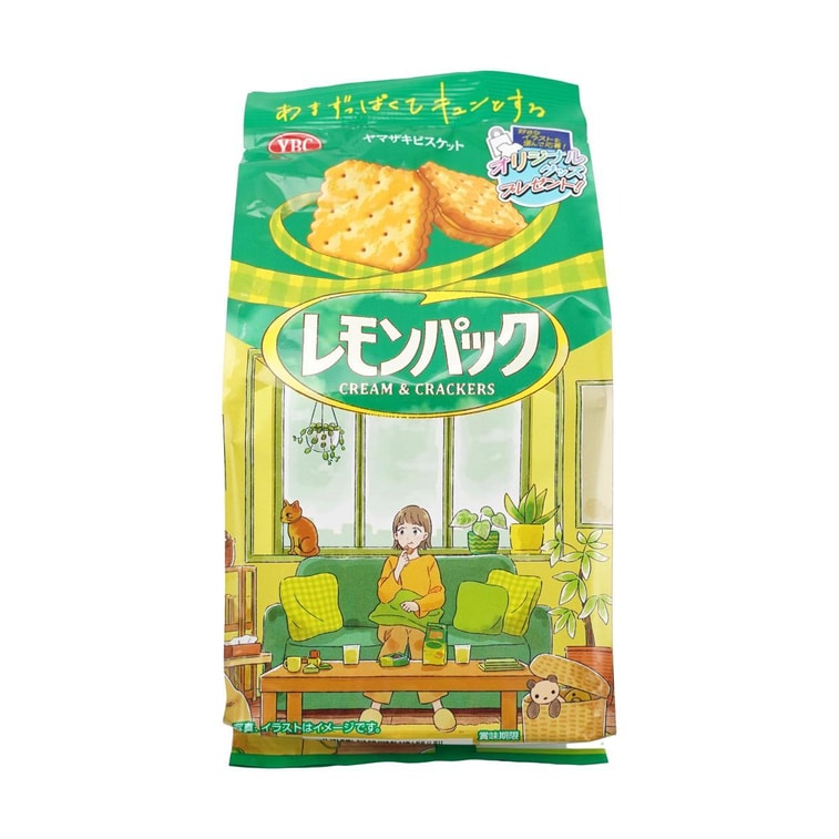 Lemonpack Cracker,Lemon Cream,16 Piece, 5.25 oz 5