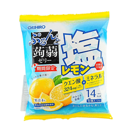 Salt Lemon Konjac Jelly 6 pieces【Limited Edition】【Refreshing】