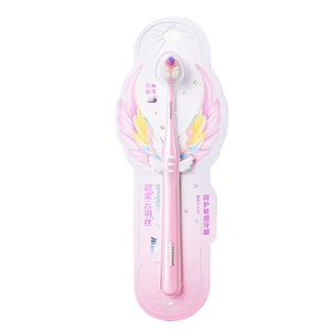 Wings Toothbrush Pink 1pc Adult Women's Small Cute Style For Teeth Cleaning