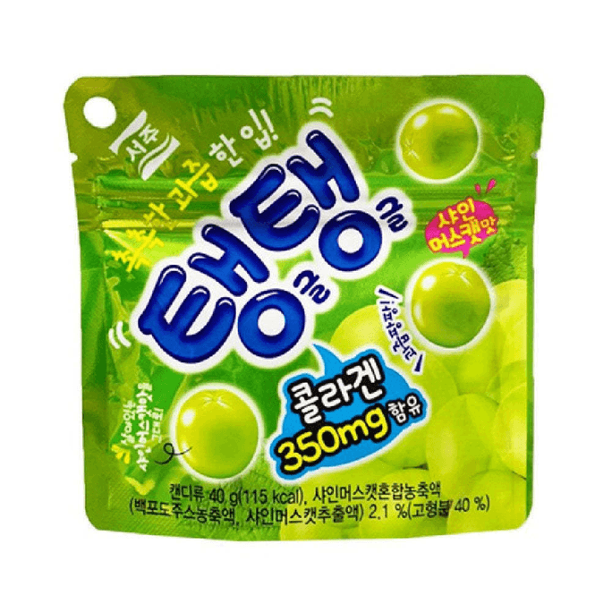 韓國SEOJU西洲黏稠的晴王葡萄味軟糖40g