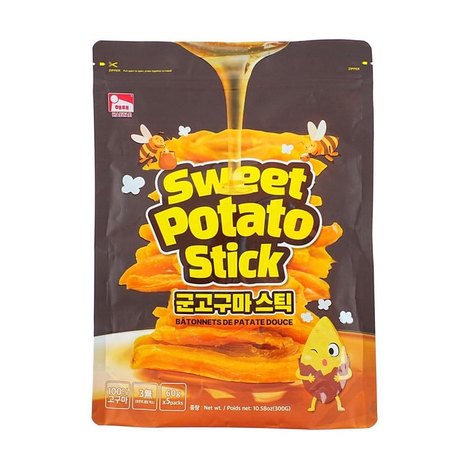 달콤한 감자 스틱, 저칼로리 0지방, 2.12온스