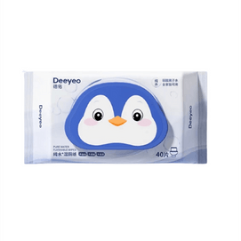 【中国直邮】 德佑 湿厕纸 便携装私处护理草本湿巾洁厕护理卫生湿纸 40抽/包
