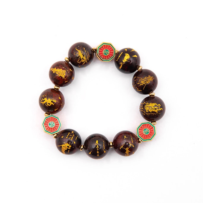 [ Limited Sale Maoshan ] Tian Bao Exorcism Blessing Beads Bracelet- Nine Talisman Bracelet   Drive out evil spirits