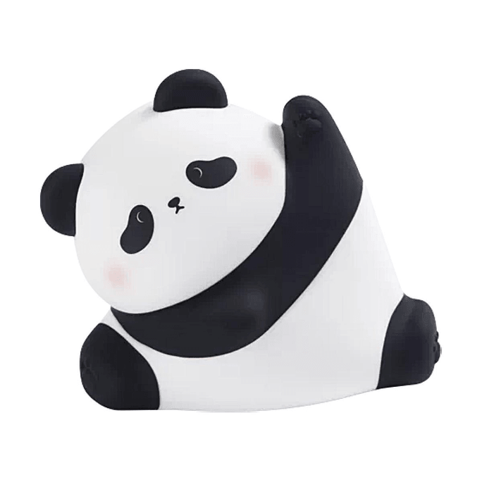 Veilleuse en silicone Kung Fu Panda A038, 1 pièce, rechargeable, capteur tactile, 3 niveaux de luminosité avec minuterie