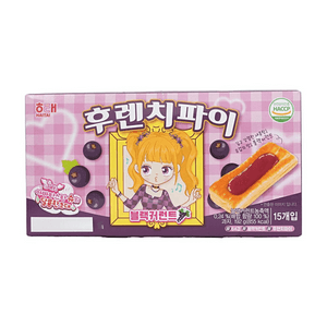 French Pie Blackcurrant Flavor 6.77oz【64 Layers of Pastry】【Sweet and Sour Jam】