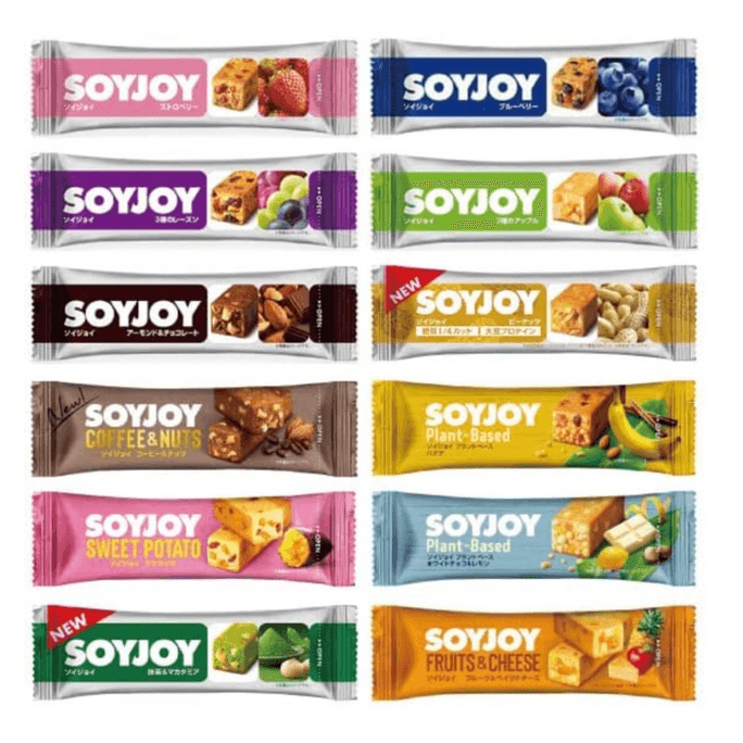 OTSUKA SOYJOY Soy Nutrition Energy Stick Nutritional Protein Low-Calorie 12 Flavors Randomly Distributed In A Bag