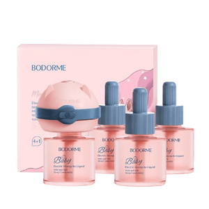 【中国直邮】 贝德美 婴儿电热蚊香液 无味无烟宝宝儿童蚊香液婴幼儿童驱蚊液用品【1器+4瓶】