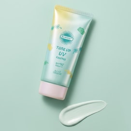 Suncut Tone Up UV Essence, SPF50+ PA++++, 2.82 oz, #Mint Green【Color Control Waterproof】