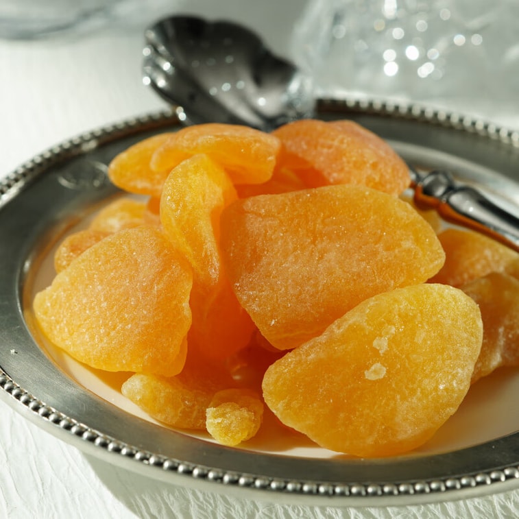 Slow Roasted Soft Sticky Yellow Peach Halves 80g 3