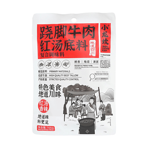 Assaisonnement pour soupe épicée au bœuf Qiaojiao 5,86 oz 【Saveur authentique du Sichuan】【Bouillon original doux】