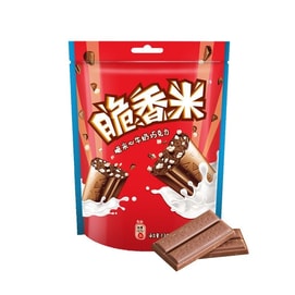 脆香米 巧克力 儿童零食 夹心 脆米巧克力 便携装120g*1袋(10条)