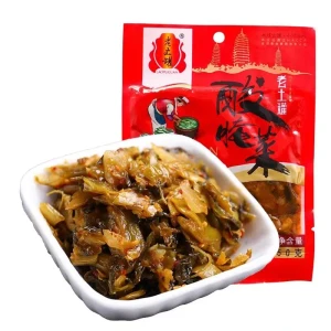 Pickled sauerkraut for rice or noodles  5 packs inside  250g * 1 bag