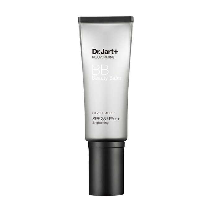 韩国 Dr.Jart+蒂佳婷 银管BB霜 有色隔离防晒遮瑕粉底提亮肤色 自然遮瑕 敏感肌可用SPF35/PA++ 40ml