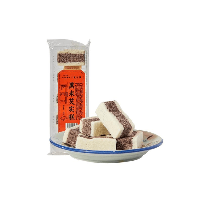 【中国直邮】 三关六码头 特产黑米芡实糕八珍糕125g/袋