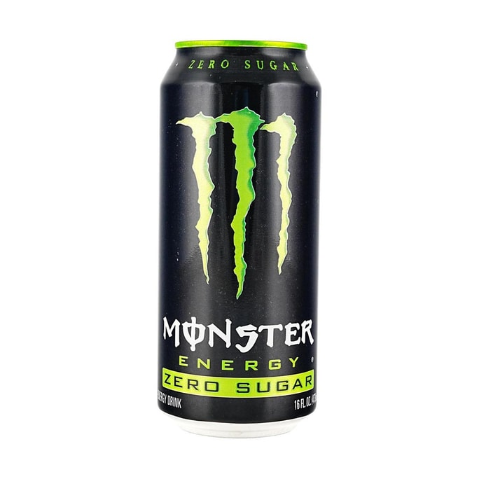 Monster Energy Drink Original, 16 fl oz 【Zero Sugar】