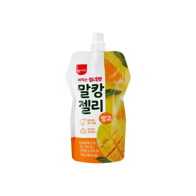 Soft Konjac Jelly Pouch - Fruity Mango Drink, 4.58oz