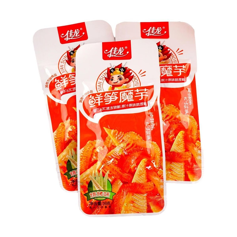 佳龍 鮮筍魔芋爽 燒烤口味 20包入 360g 5