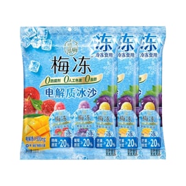 Liu Mei Electrolyte Smoothie New Product Plum Jelly 100g * 3 Bags Summer Jellies Children's Snacks