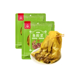 Fish and sauerkraut, Sichuan Laotan sauerkraut fish seasoning, sauerkraut vermicelli, sauerkraut soup with rice 400g * 2 bags