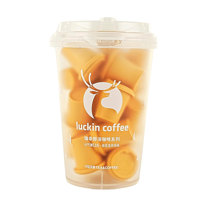 Instant Coffee Osmanthus Longjing Tea Flavor,18p 1.46 oz