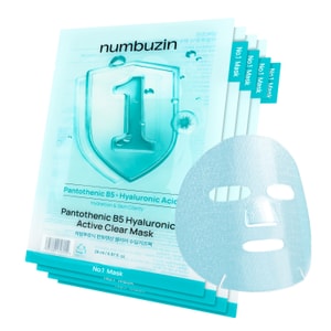 Pantothenic B5 HyaluronicActive Clear Mask 26ml*5sheets Peel-off Mask