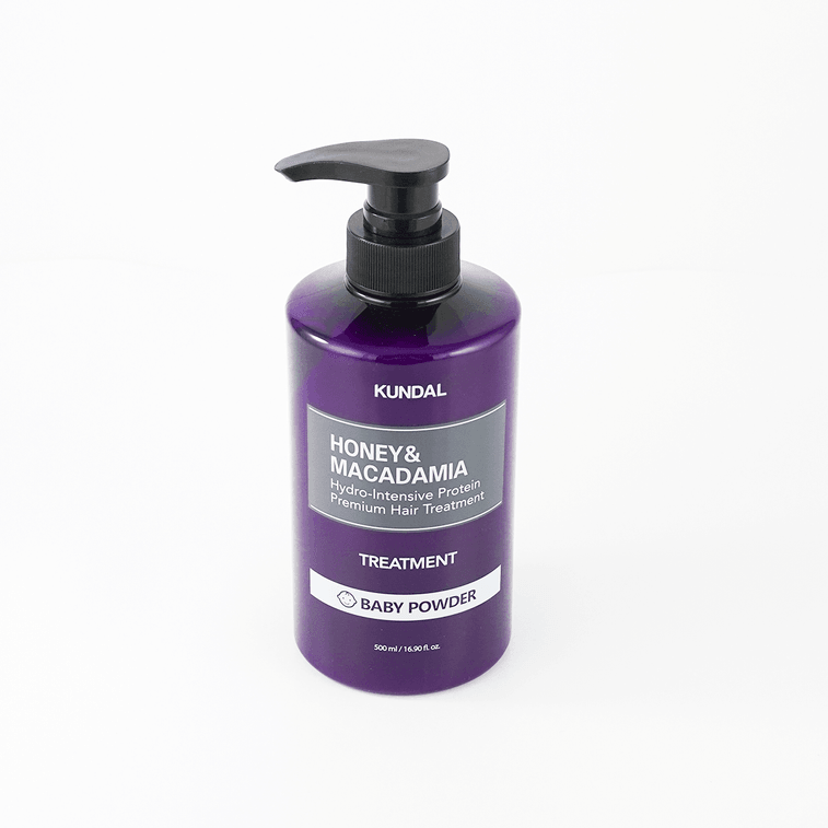 Honey & Macademia Hydro-Intensive Protein Premium Nature Treatment #Baby Powder, 16.9 fl oz +Shampoo 16.9 fl oz 23