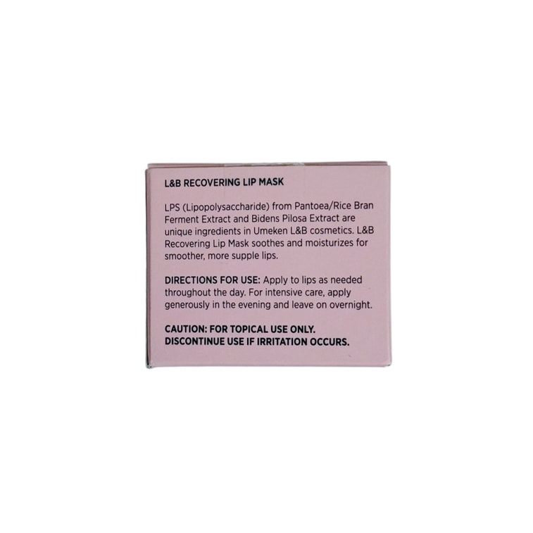 L&B Recovering Lip Mask 9g / Hydrating & Repairing Lip Balm/ Overnight Care /Dry Lips Relief 5