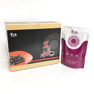 台湾紫金堂黑豆水促进新陈代谢辅助蛋白质不怕胖 一盒10包*150毫升
