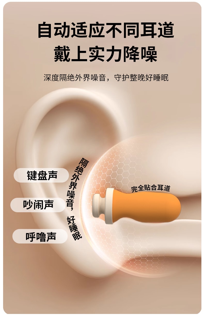  和正 【升级款 带热敷 配耳塞】遮光热敷睡眠眼罩 白色 1件