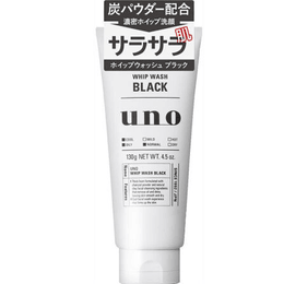 【日本直郵】SHISEIDO資生堂 洗面乳潔面乳臉部清潔 吾諾UNO 黑色130g