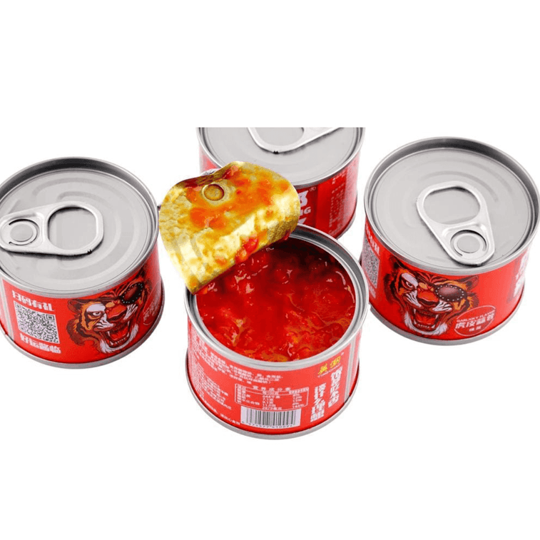 虎邦 虎皮蒜蓉辣酱 辣椒酱 拌饭酱 4罐装 200g 【李佳琦同款】【下饭神器】 6