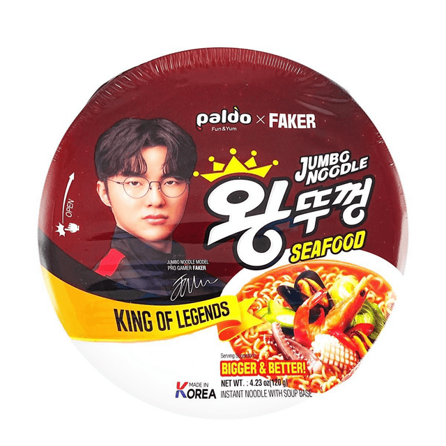 PALDO Faker × 王土功 ジャンボヌードル - 韓国インスタントラーメン