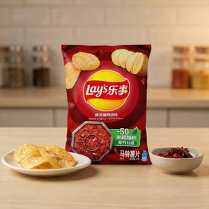 Spicy Hot Pot Potato Chips, 2.46oz