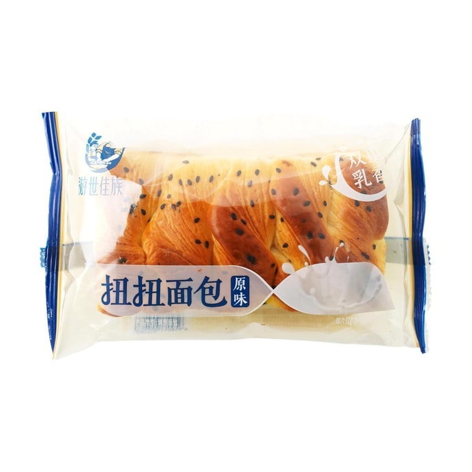 遊世佳族 扭扭全麥麵包 82g