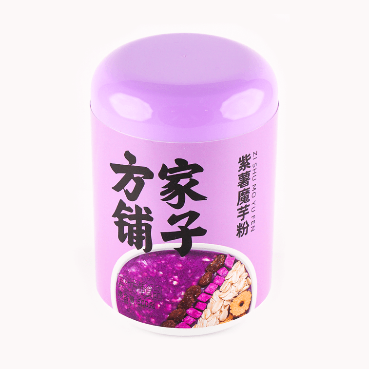 【健康紫】方家舖子 低脂紫薯蒟蒻粉 營養穀物早餐代餐沖飲粉 500g 【中華老字號】【亞米獨家】 7