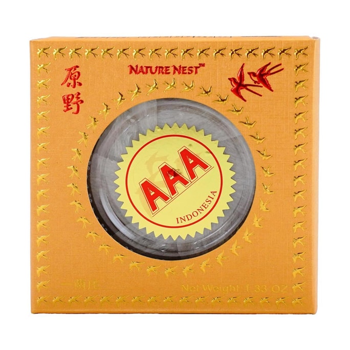 原野 印尼燕窩 AAA等級 38g 完美半月形 乾淨無雜質