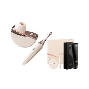 [ZALO 고급 윤활제 무료 증정] SVAKOM MEET Fleur 흡입 팁 + 보습 펜, 여성용 성인용품