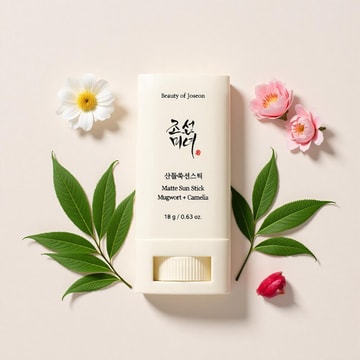 韩国BEAUTY OF JOSEON朝鲜美女 哑光防晒棒 艾蒿山茶花 清爽控油 冷感滋润 SPF50+ PA++++ 18g