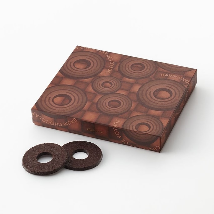 【日本直邮】 日本 丸京 CLUB HARIE 限定巧克力年轮蛋糕12枚 1 盒