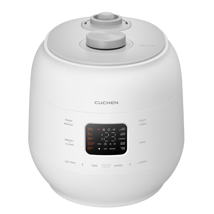 CUCHEN Dual Pressure Rice Cooker CRS-FWK1040WUS 10 CUP White