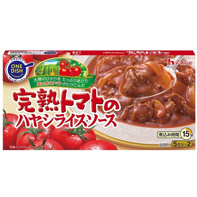 【日本直邮】日本HOUSE 完熟番茄牛肉盖饭酱调味 184g