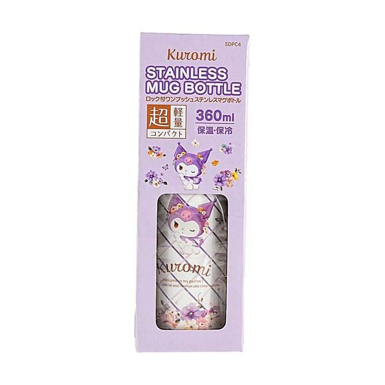 軽量ワンタッチステンレス断熱ボトル クロミパステルフローラル 12.17 fl oz 5