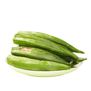 Black Truffle Okra Dried Ready-to-Eat Fruit and Vegetable Crisps, Trendy Freeze-Dried Dehydrated Chips, Office and Dormitory Snack, 100g*1 Bag
