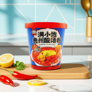满小饱 贵州酸汤粉 酸辣粉 杯装 122g *3【3份超值装】【爆辣爆爽爆过瘾】【冲泡即食】