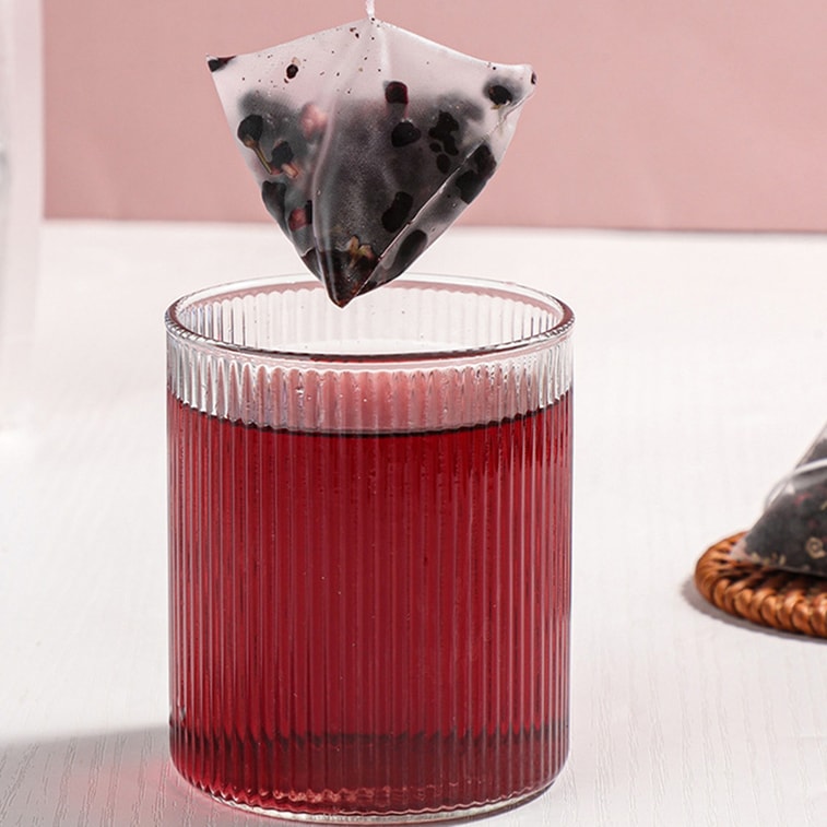 【Expédition directe du Canada】 Thé de myrtille, mûre et lyciet noir Sifanda 100g (5g x 20 sachets) - Une tasse pour une dose complète d'anthocyanes, thé revitalisant pour les noctambules, cadeau de fête, sachet de thé mélangé, thé aux fruits colorés, délicieux glacé. 8