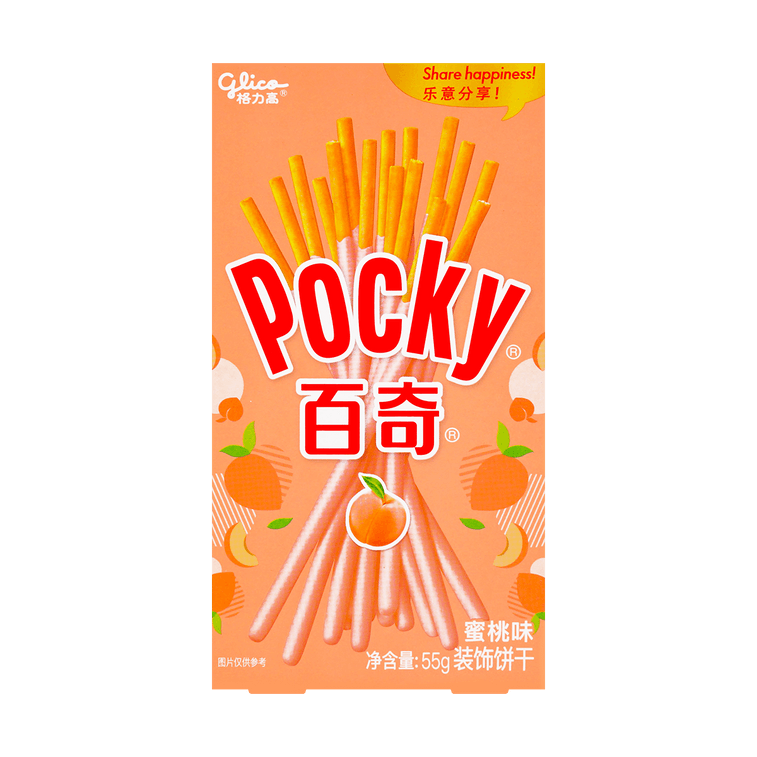 포키 복숭아 크림 쿠키 스틱, 57g 14