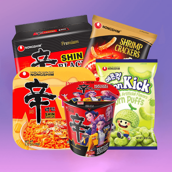 Kpop デーモンハンター ギフトパック 5種類【Kpop SHIN カップ + SHIN ブラック + トゥーンバ ボウル + スナック*2】