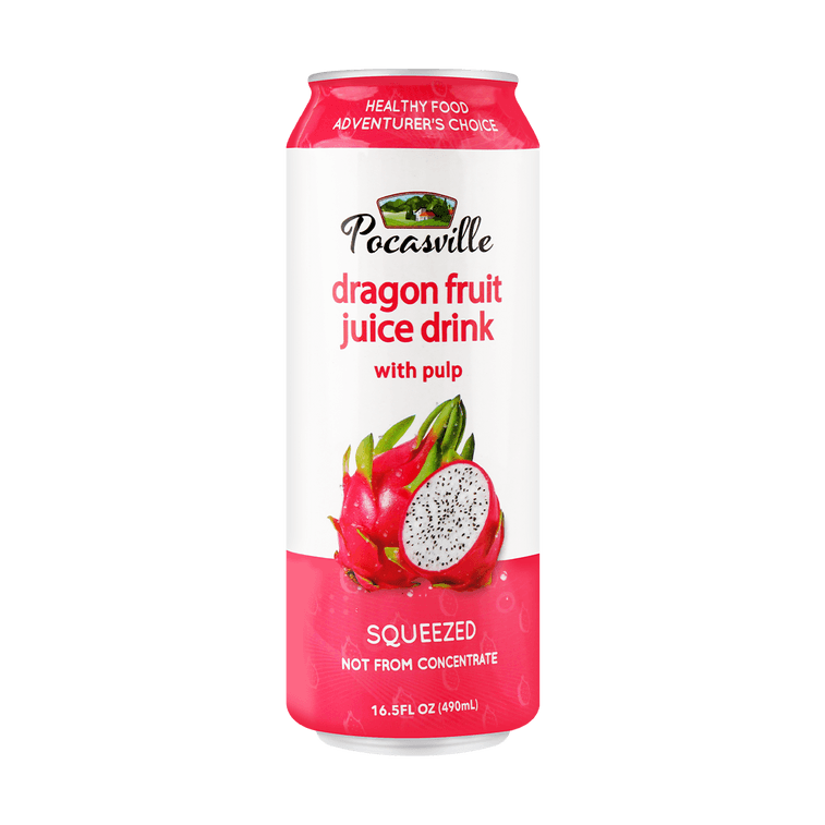 POCAS Fresh Squeezed Dragon Fruit Juice with Pulp, 16.5 fl oz Yami